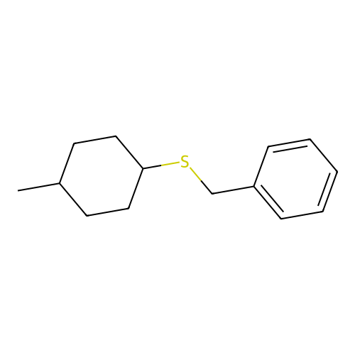(4-Methylcyclohexyl)sulfanylmethylbenzene structure