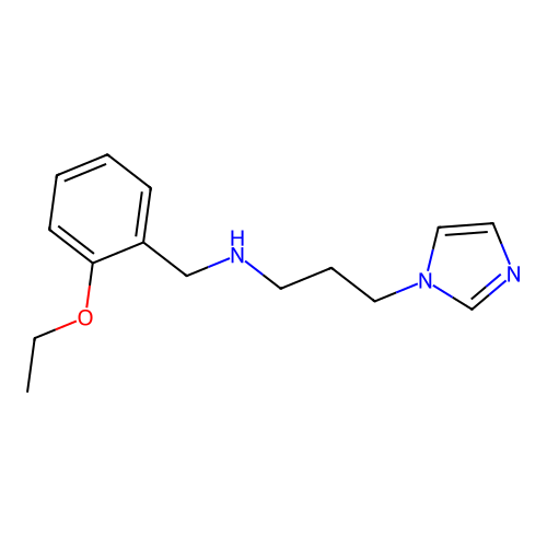 [(2-ethoxyphenyl)methyl][3-(1H-imidazol-1-yl)propyl]amine structure