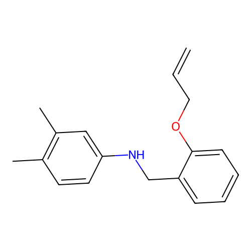 3,4-dimethyl-N-{[2-(prop-2-en-1-yloxy)phenyl]methyl}aniline structure