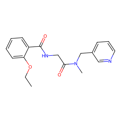 2-ethoxy-N-[2-[methyl(pyridin-3-ylmethyl)amino]-2-oxoethyl]benzamide structure