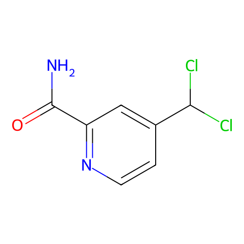 4-(Dichloromethyl)pyridine-2-carboxamide structure