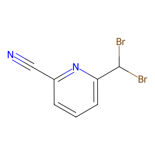 6-(Dibromomethyl)picolinonitrile structure