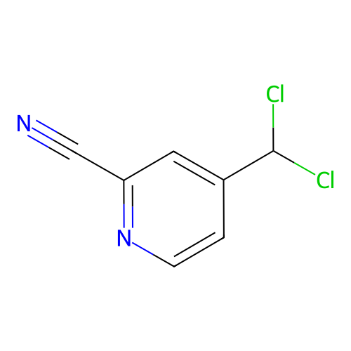 4-(Dichloromethyl)picolinonitrile structure