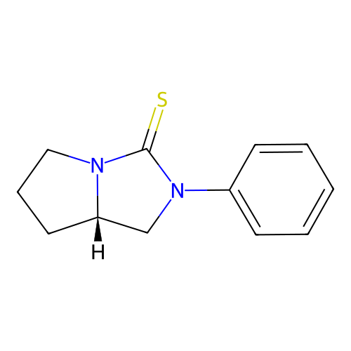 2-phenylhexahydro-3H-pyrrolo[1,2-c]imidazole-3-thione structure