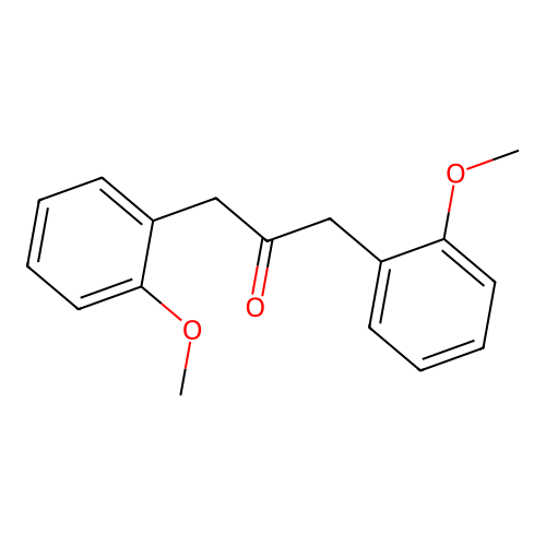 1,3-Bis(2-methoxyphenyl)propan-2-one structure