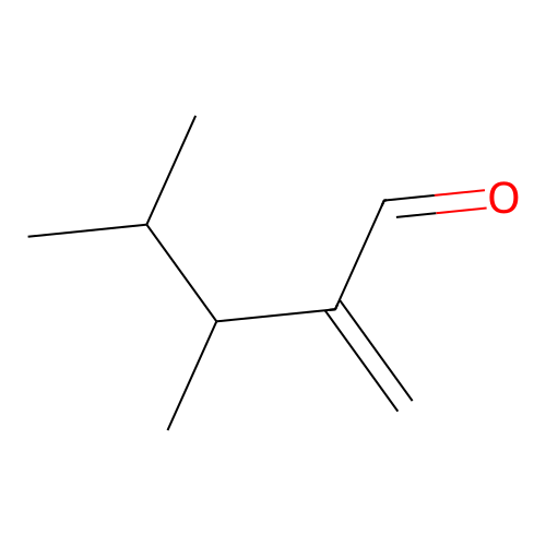 3,4-Dimethyl-2-methylenevaleraldehyde structure