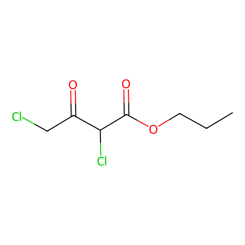 Propyl 2,4-dichloro-3-oxobutyrate structure