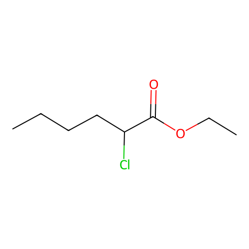Ethyl 2-chlorohexanoate structure
