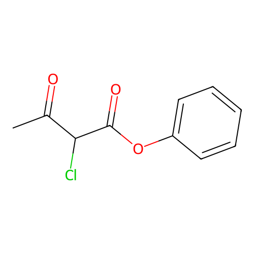 Phenyl 2-chloroacetoacetate structure