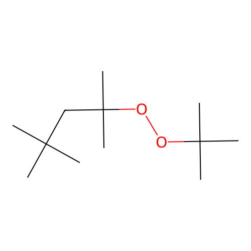 tert-Butyl 1,1,3,3-tetramethylbutyl peroxide structure
