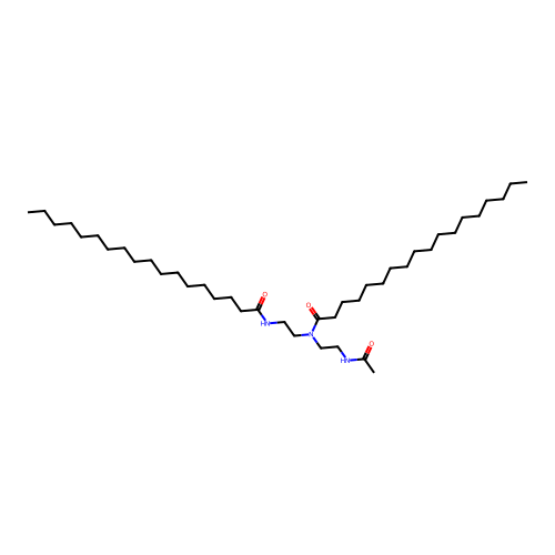 N-(2-(Acetylamino)ethyl)-N-(2-(stearoylamino)ethyl)stearamide structure