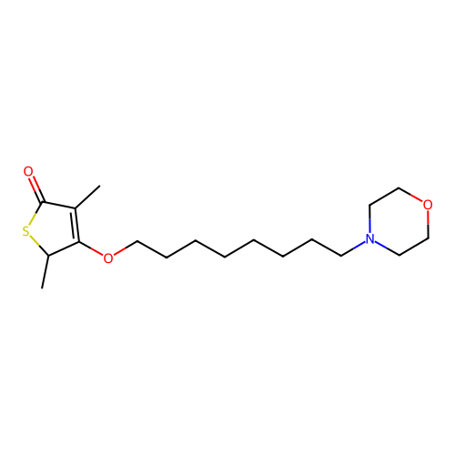 2,4-dimethyl-3-(8-morpholinooctoxy)-2H-thiophen-5-one structure