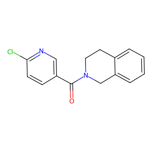 2-(6-Chloropyridine-3-carbonyl)-1,2,3,4-tetrahydroisoquinoline structure
