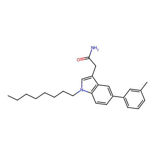 Cysmethynil structure