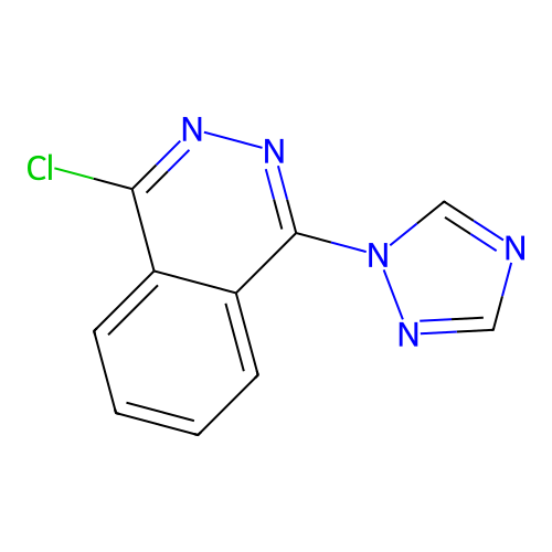 1-chloro-4-(1H-1,2,4-triazol-1-yl)Phthalazine structure