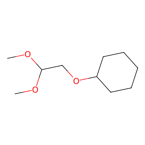 (2,2-Dimethoxyethoxy)cyclohexane structure