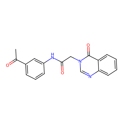 N-(3-acetylphenyl)-2-(4-oxoquinazolin-3(4H)-yl)acetamide structure