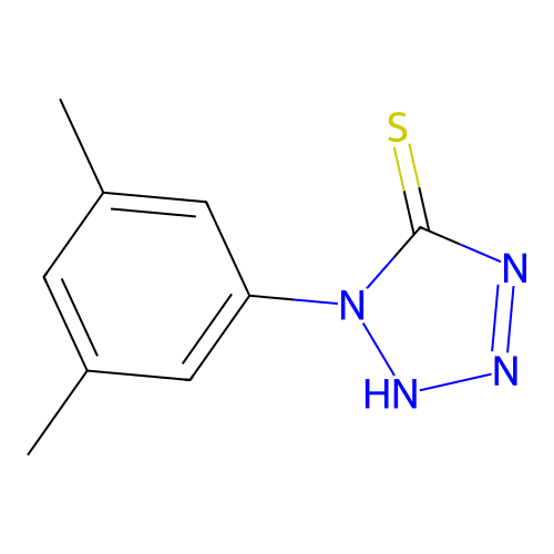 1-(3,5-dimethylphenyl)-1H-tetrazole-5-thiol structure