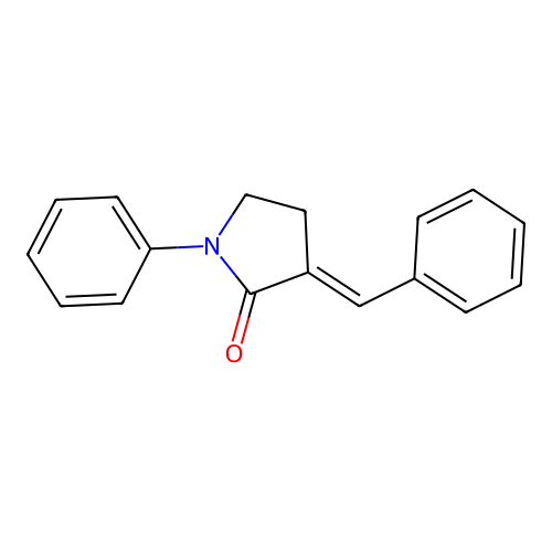 3-Benzylidene-1-phenylpyrrolidin-2-one structure