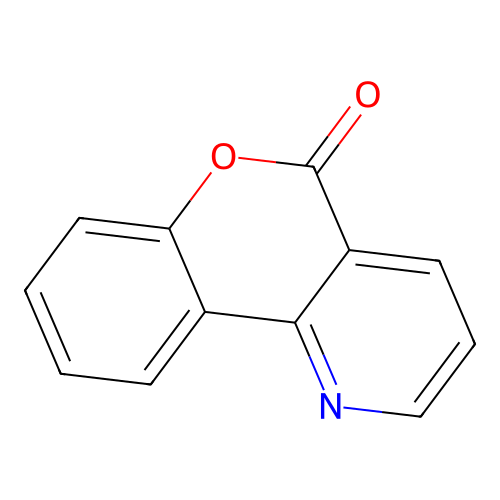 5H-(1)Benzopyrano(4,3-b)pyridin-5-one structure