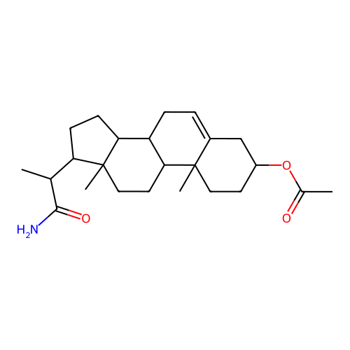 [17-(1-amino-1-oxopropan-2-yl)-10,13-dimethyl-2,3,4,7,8,9,11,12,14,15,16,17-dodecahydro-1H-cyclopenta[a]phenanthren-3-yl] acetate structure