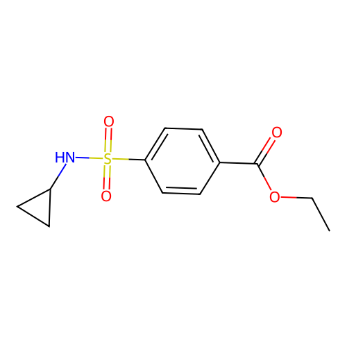 Ethyl 4-(cyclopropylsulfamoyl)benzoate structure