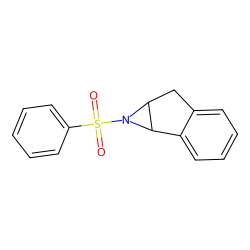 1-(benzenesulfonyl)-1H,1aH,6H,6aH-indeno[1,2-b]azirine structure