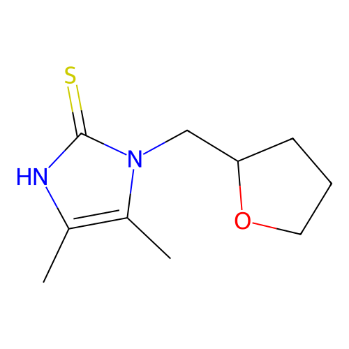 4,5-dimethyl-1-(oxolan-2-ylmethyl)-1H-imidazole-2-thiol structure