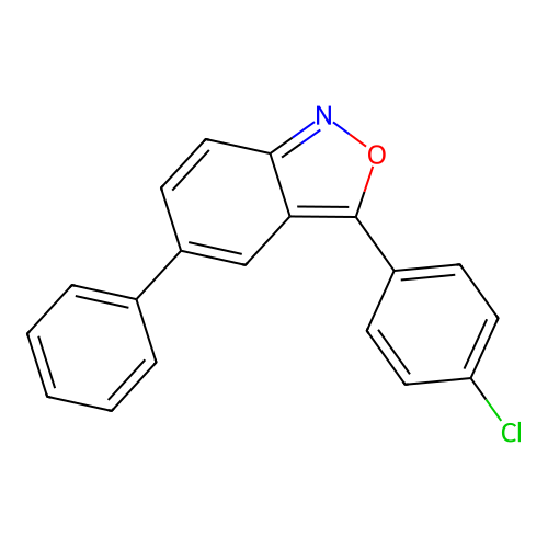 3-(4-Chlorophenyl)-5-phenyl-2,1-benzoxazole structure