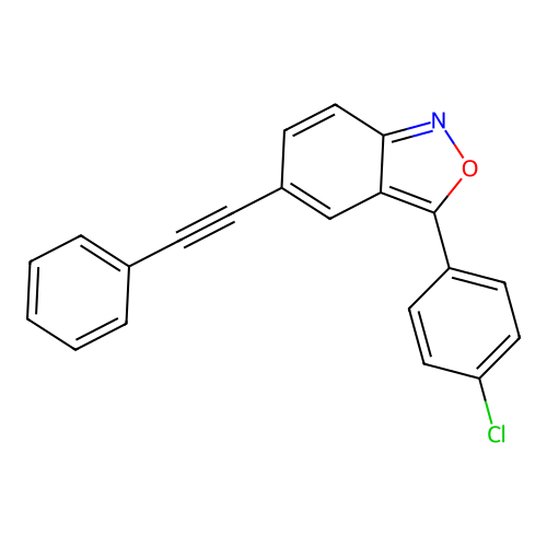 3-(4-Chlorophenyl)-5-(2-phenylethynyl)-2,1-benzoxazole structure