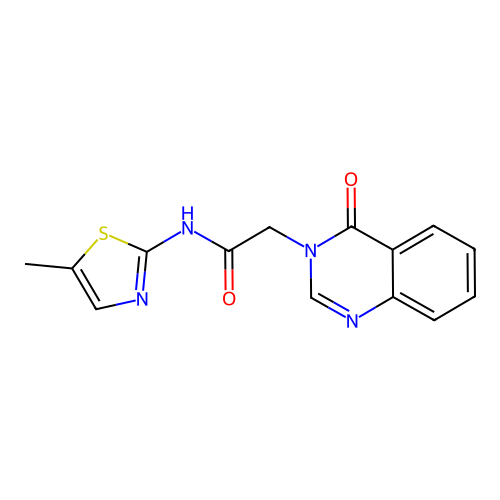 N-(5-methylthiazol-2-yl)-2-(4-oxoquinazolin-3(4H)-yl)acetamide structure