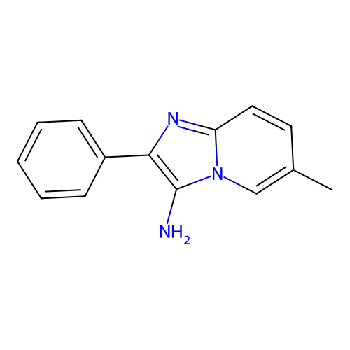 6-Methyl-2-phenylimidazo[1,2-a]pyridin-3-amine structure