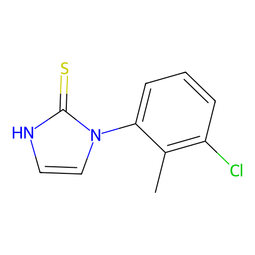 1-(3-chloro-2-methylphenyl)-1H-imidazole-2-thiol structure