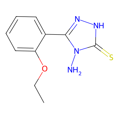 4-Amino-5-(2-ethoxyphenyl)-2,4-dihydro-3H-1,2,4-triazole-3-thione structure
