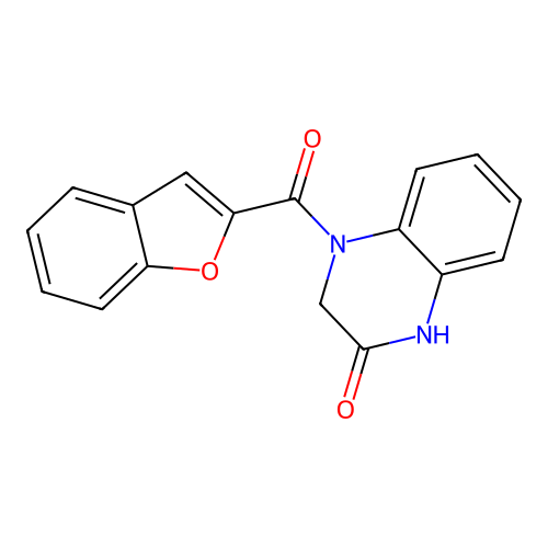 4-(1-Benzofuran-2-carbonyl)-1,3-dihydroquinoxalin-2-one structure