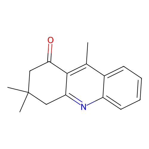 3,3,9-Trimethyl-3,4-dihydroacridin-1(2H)-one structure
