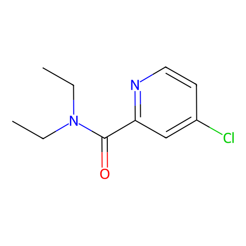 4-Chloro-N,N-diethylpyridine-2-carboxamide structure