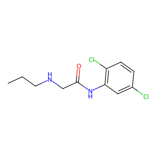 N-(2,5-dichlorophenyl)-2-(propylamino)acetamide structure