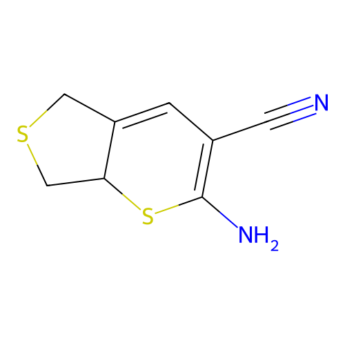 2-amino-5H,7H,7aH-thieno[3,4-b]thiopyran-3-carbonitrile structure