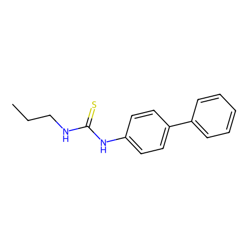 1-(Biphenyl-4-yl)-3-propylthiourea structure