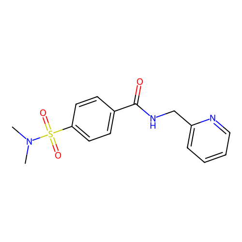 4-(dimethylsulfamoyl)-N-(pyridin-2-ylmethyl)benzamide structure