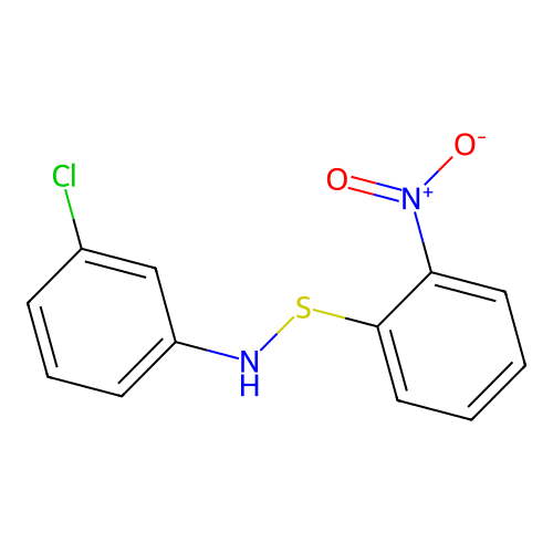 1-[(3-Chloroanilino)sulfanyl]-2-nitrobenzene structure