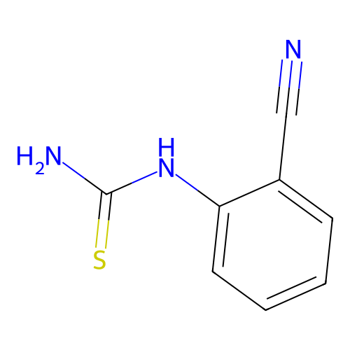 N-(2-cyanophenyl)thiourea structure