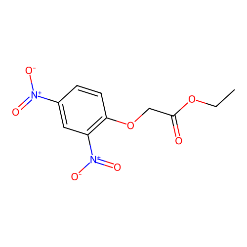 Ethyl 2-(2,4-dinitrophenoxy)acetate structure