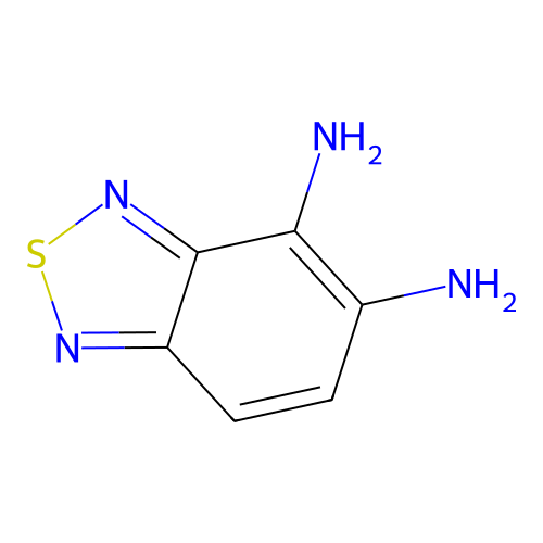 2,1,3-Benzothiadiazole-2(S(sup IV))-4,5-diamine structure
