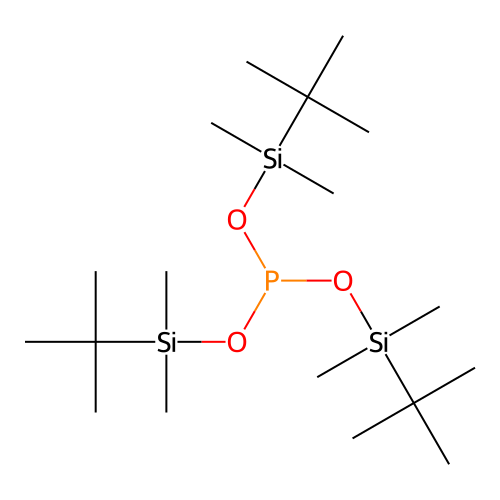Tris(tert-butyldimethylsilyl) phosphite structure