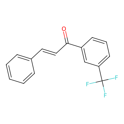 2-Propen-1-one, 3-phenyl-1-[3-(trifluoromethyl)phenyl]- structure