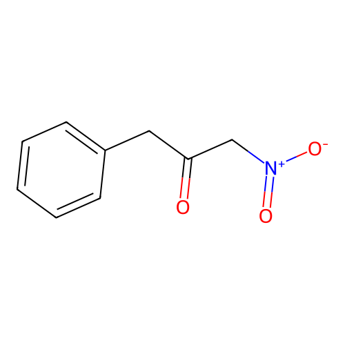 1-Nitro-3-phenylpropan-2-one structure