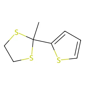 1,3-Dithiolane, 2-methyl-2-(2-thienyl)- structure