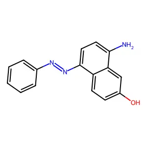8-Amino-5-(phenylazo)-2-naphthol structure